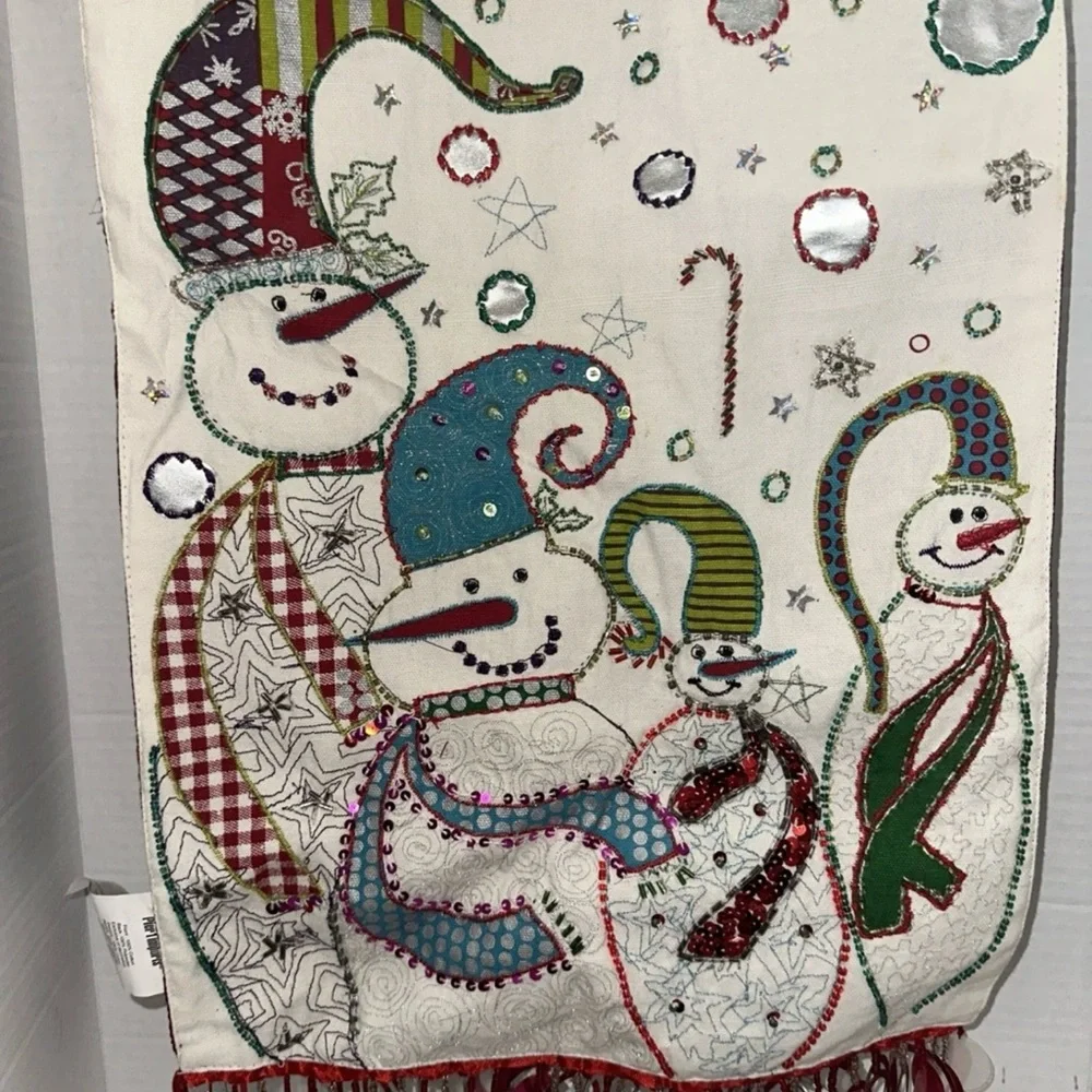 Pier 1 Imports Colorful Embroidered Table Runner 13